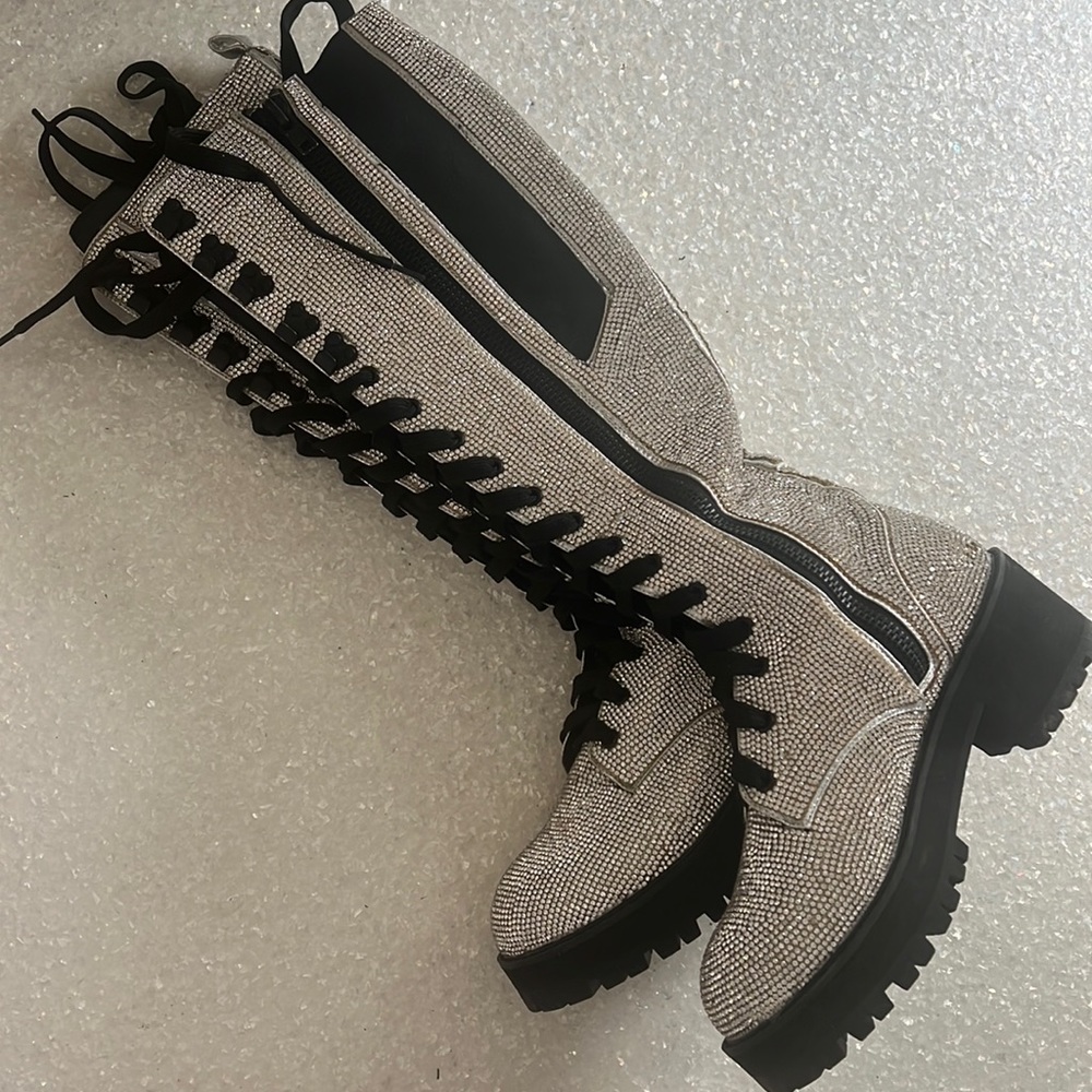 Dollskill rhinestone boots